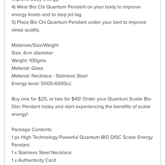 Quantum Energy Pendant Glass - Picture 5 of 8